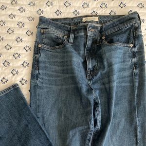 High rise madewell jeans